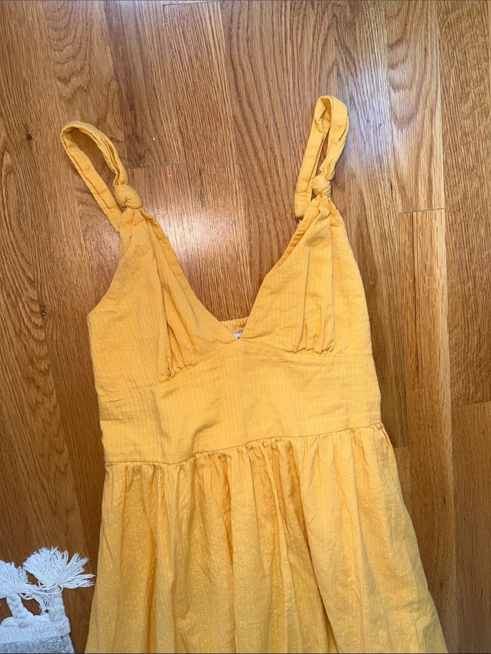 Abercrombie & Fitch Yellow Maxi Dress
